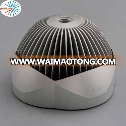 factory customized extrusion aluminum round led heat sink