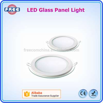 6W-24W Round LED Glass Panel Light Housing Ceiling Recessed Lamp Parts