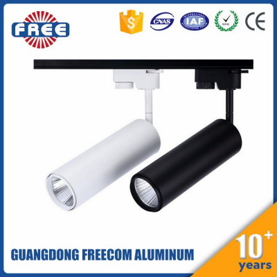 COB led track light 30w with 15/24/60 degree beam angle