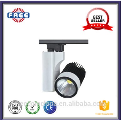 china hot sale COB 30w led track light rail light fixture for clothing store