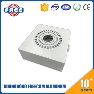 Hollow Design Customized Aluminum LED Driver Enclosure Extruded Aluminum driver box