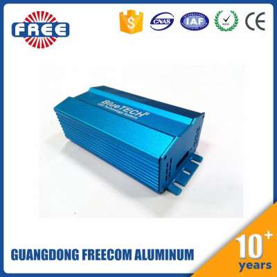 Customized External Extruded Aluminum Driver Box for LED Light, Square LED Power supply box